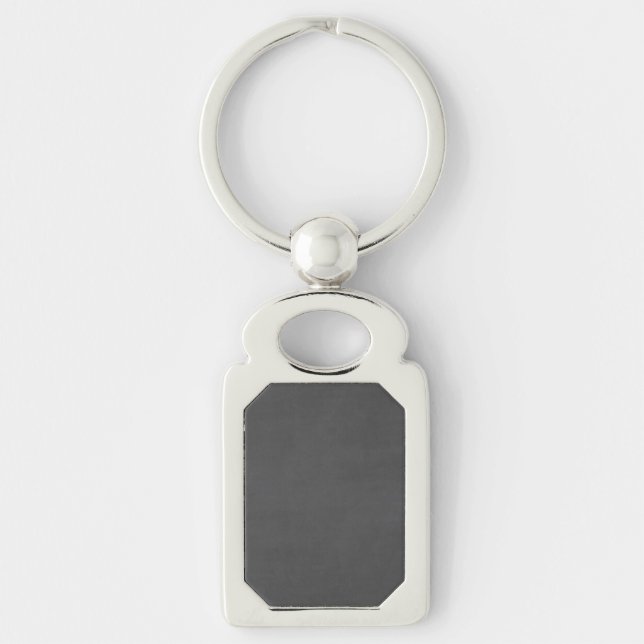 Template - Chalkboard Background Customise Key Ring (Front)