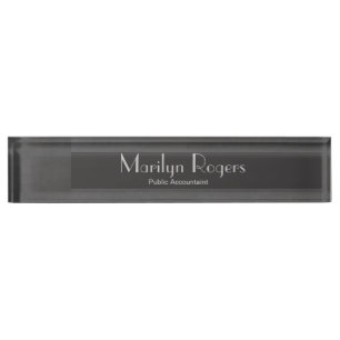 Template - Chalkboard Background Customise Nameplate
