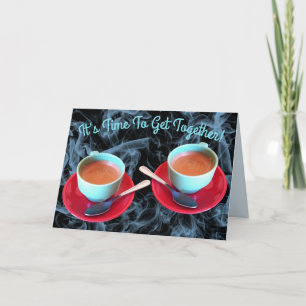 Template Cover Colourful Espresso Cups Blank Insid