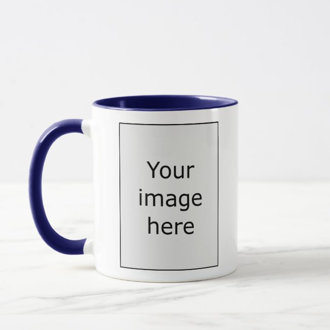 Template - Crest + Tartan Mug (Left)