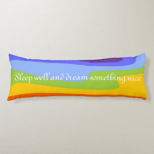 Template - Custom your text, image & background Body Cushion