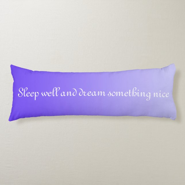 Template - Custom your text, image & background Body Cushion (Front)