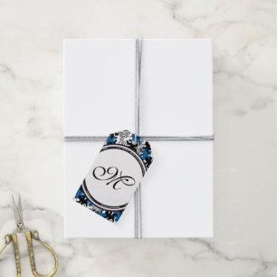 Template - Custom your text, monogram & backgr. Gift Tags