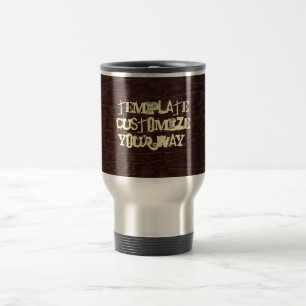 Template Customise! Travel Stainless Steel Mug