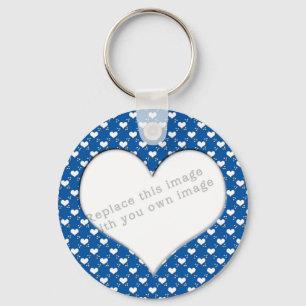 Template "Cute Hearts" Key Ring