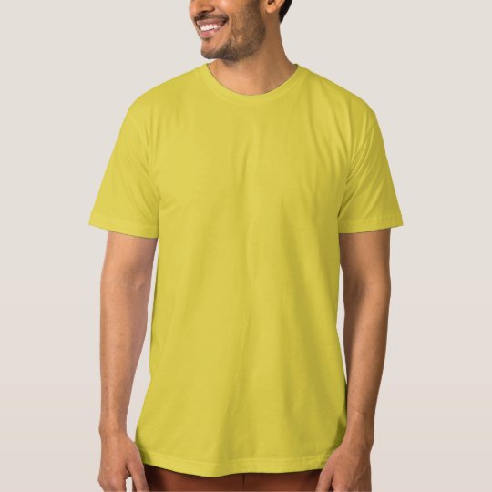 Template DIY customise ORGANIC T-SHIRT Dijon YELO