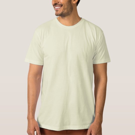 Template DIY customise ORGANIC T-SHIRT NATURAL