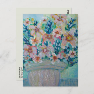 Template Fine Art Postcard Original Love Bouquet