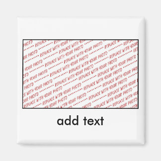 Template for Group or Class Photo Magnet