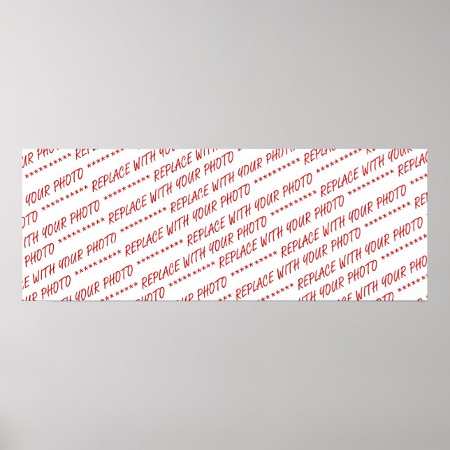 Template for Panoramic, Group or Class Photo Poster (Front)