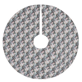 Template for your own family photo tree skirt