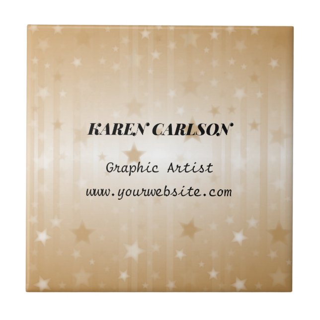 Template for your personal use, ceramic tile (Front)