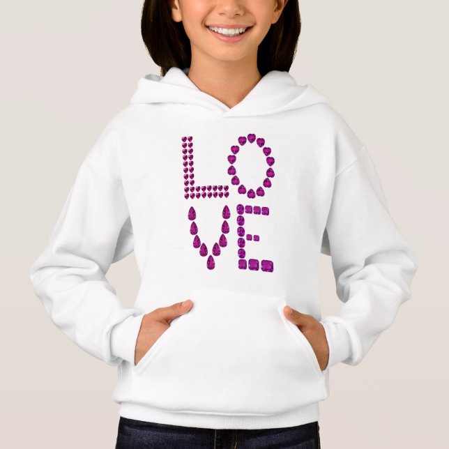 template Girl's Pullover Hoodie (Front)