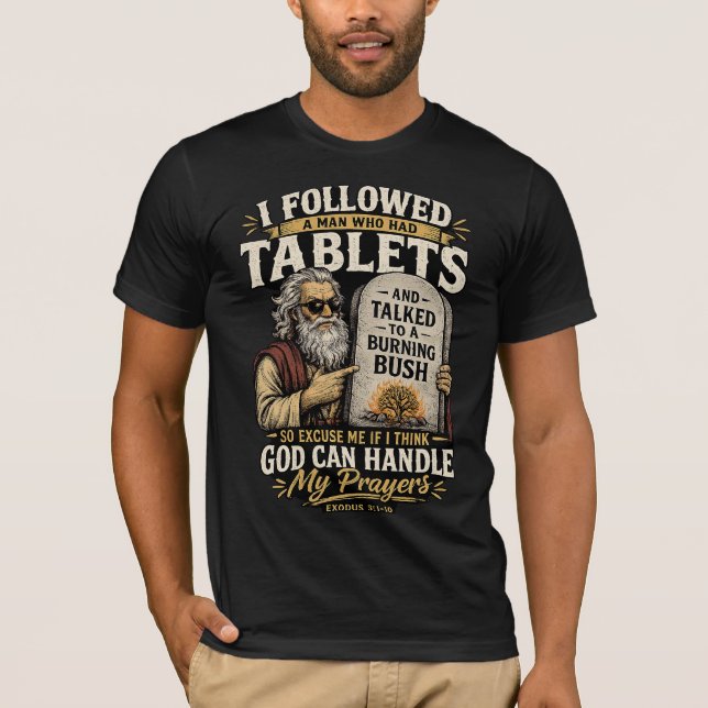 Template God Can Handle My Prayers TShirt (Front)