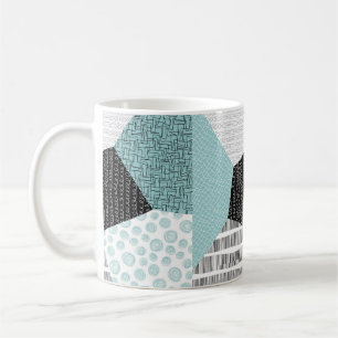 Template greeting card or banner. Abstract backgro Coffee Mug