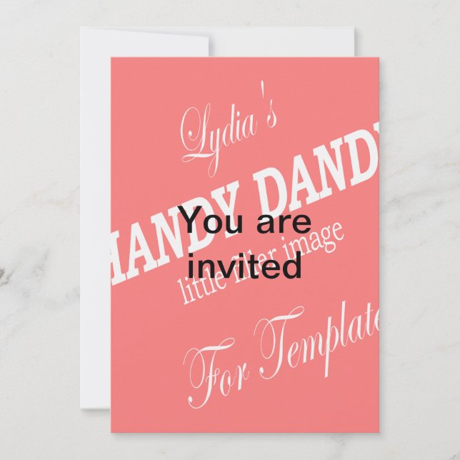 Template Invitation - keep (Front)