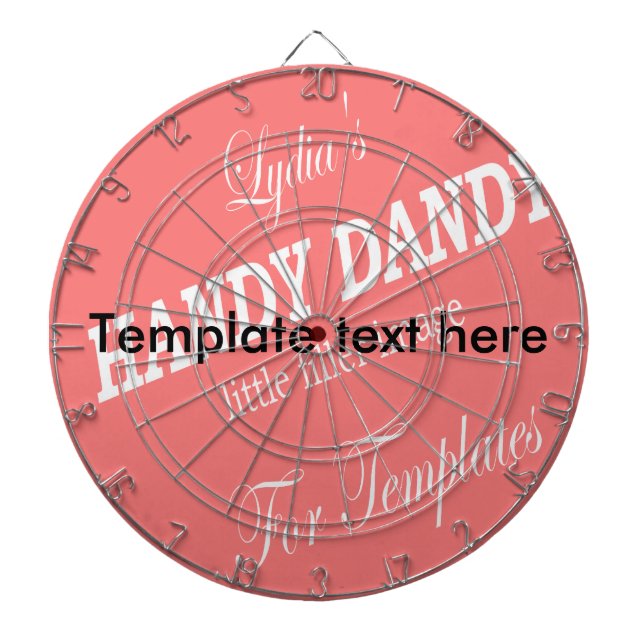 Template - keep dartboard (Front)
