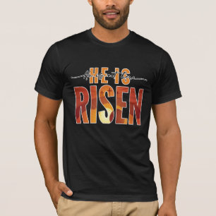 Template Men's T-Shirt He Is Not Here HE IS RISEN