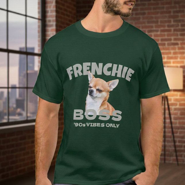 Template Men's T-Shirts Pet Puppy Custom Frenchie  (Creator Uploaded)