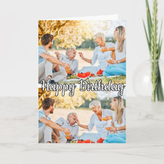 Template Modern Custom 2-photos Happy Birthday