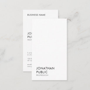Template Modern Minimalist Elegant Professional Business Card