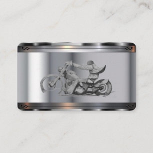 Template motorcycle business card