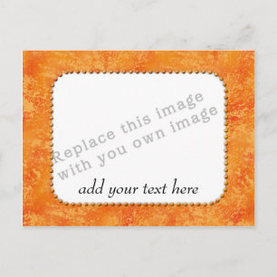 Template "Orange Pattern" Postcard