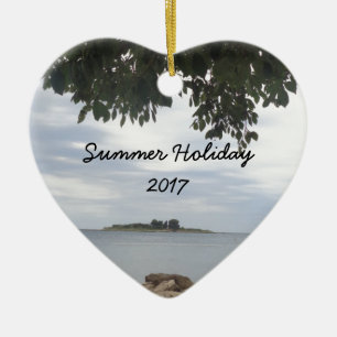 Template Photo Rectangle Camera Ceramic Ornament