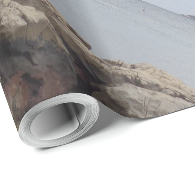 Template Photo Rectangle Camera Wrapping Paper (Roll Corner)