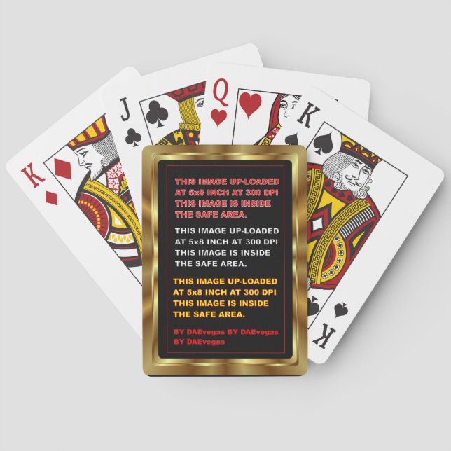 Template Playing Cards (Back)
