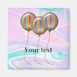 Template - Prismatic Balloons Magnet