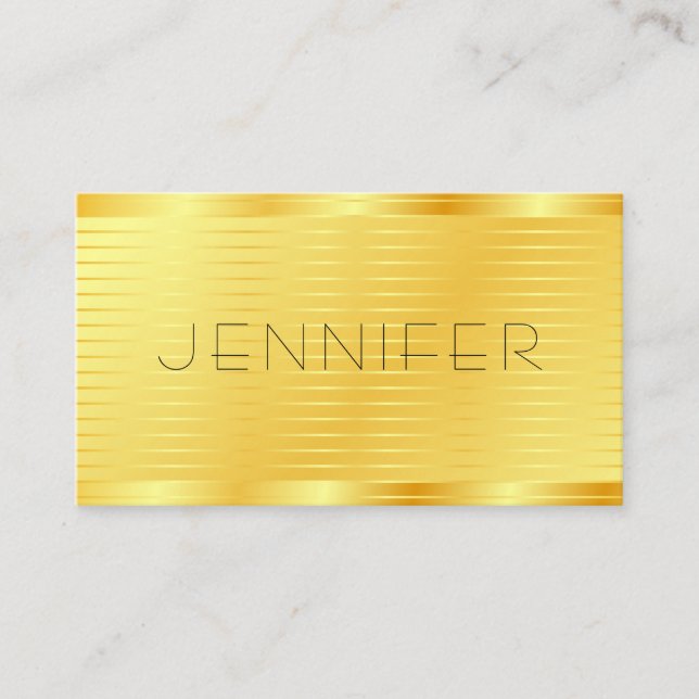 Template Professional Modern Elegant Business Card (Front)