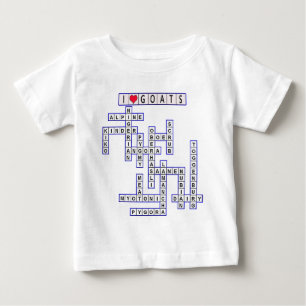 TEMPLATE PUZZLE GOATS BABY T-Shirt