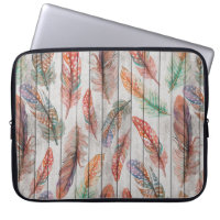 Template seamless pattern with colour feathers. Fr