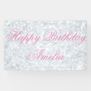 template,silver,glitter,glam,faux,happy holidays,w banner
