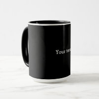 TEMPLATE - Solid black with white text