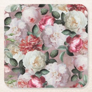 Template Square Paper Coaster