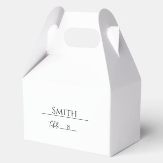 Template Table Placeholder Card Favour Box
