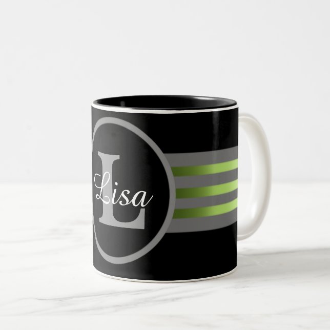 Template Two-Tone Coffee Mug (Front Right)