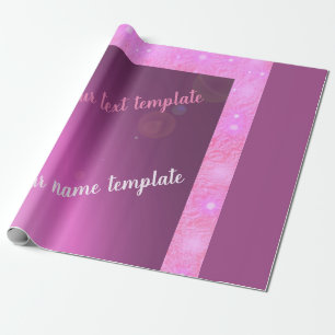 template unique, glossy Wrapping Paper, colourful Paper