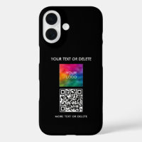 Template Upload Your Own Business Logo QR Code to
