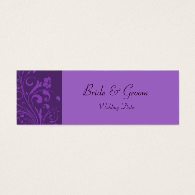 Template - Wedding Favour Tag (Front)