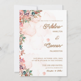 TEMPLATE WEDDING INVITATIONS ONLINE with border