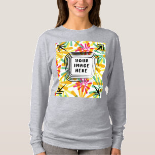 Template Women's Basic Long Sleeve Personalised T-Shirt