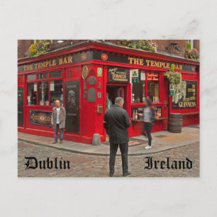 Temple Bar in Dublin, Ireland Postcard