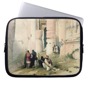 Temple called El Khasne, Petra, March 7th 1839, pl Laptop Sleeve