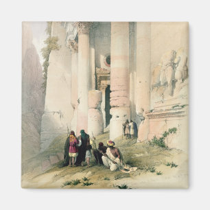 Temple called El Khasne, Petra, March 7th 1839, pl Magnet