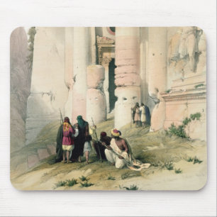 Temple called El Khasne, Petra, March 7th 1839, pl Mouse Pad