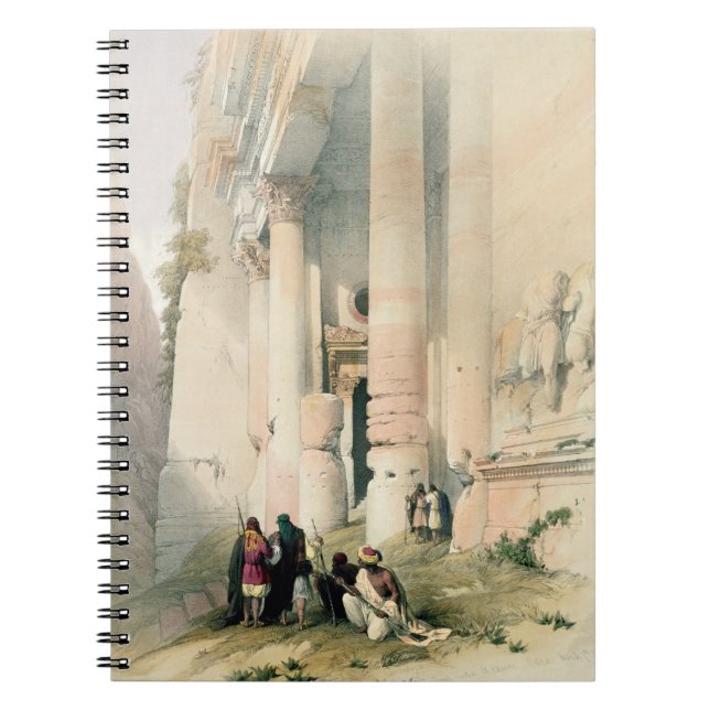 Temple called El Khasne, Petra, March 7th 1839, pl Notebook (Front)
