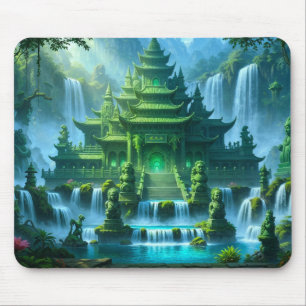 Temple Castle of the Secret Jade Throne Mouse Pad